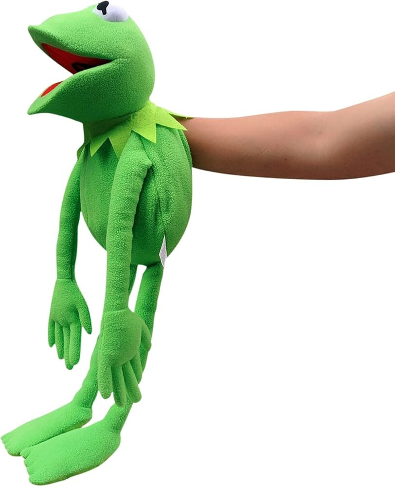 Kermit Frogs Hand Puppet, Frog Plush,The Muppets Show, Soft Frog Puppet Doll Suitable for Role Pl... | Amazon (US)