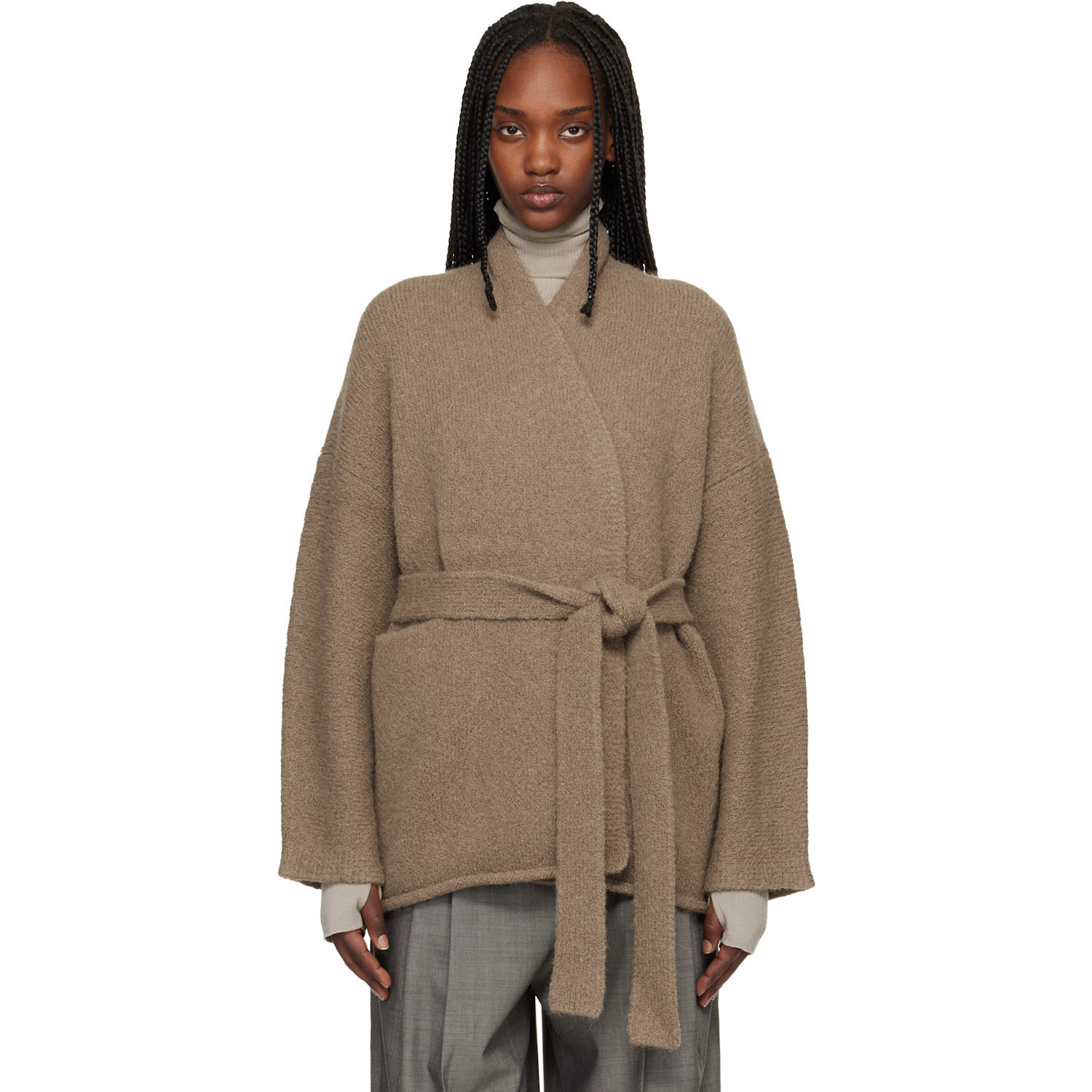 Lauren Manoogian Brown Coto Cardigan | SSENSE