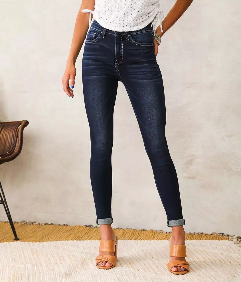 High Rise Ankle Skinny Stretch Jean | Buckle