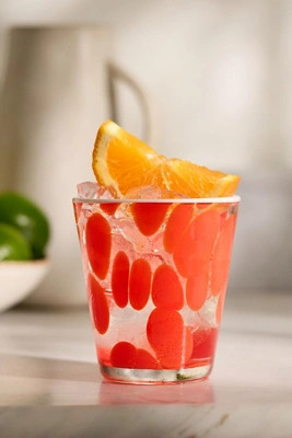 Dapple Dot Hand-Blown Juice Glass | Anthropologie (US)