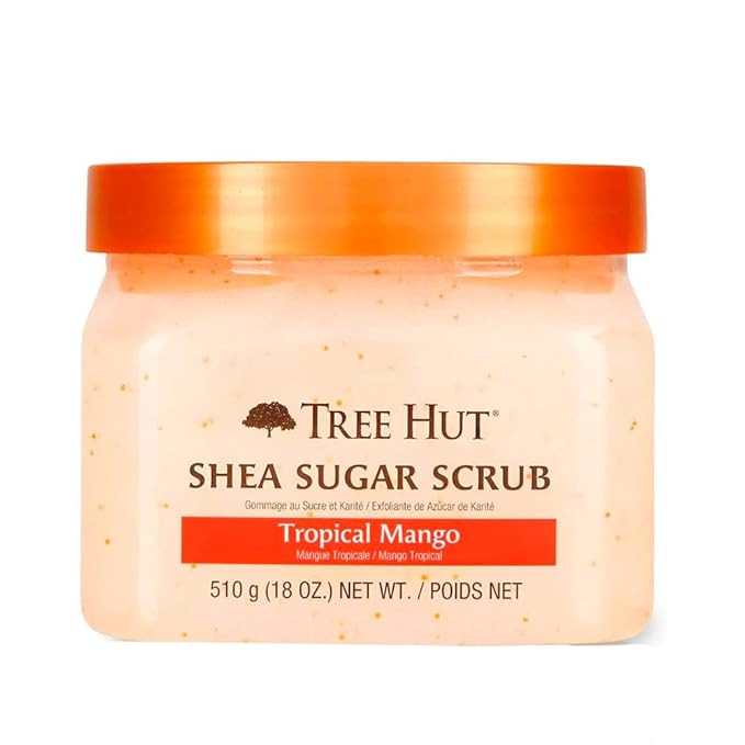 Tree Hut Shea Sugar Scrub Tropical Mango, 18oz, Ultra Hydrating and Exfoliating Scrub for Nourish... | Amazon (US)