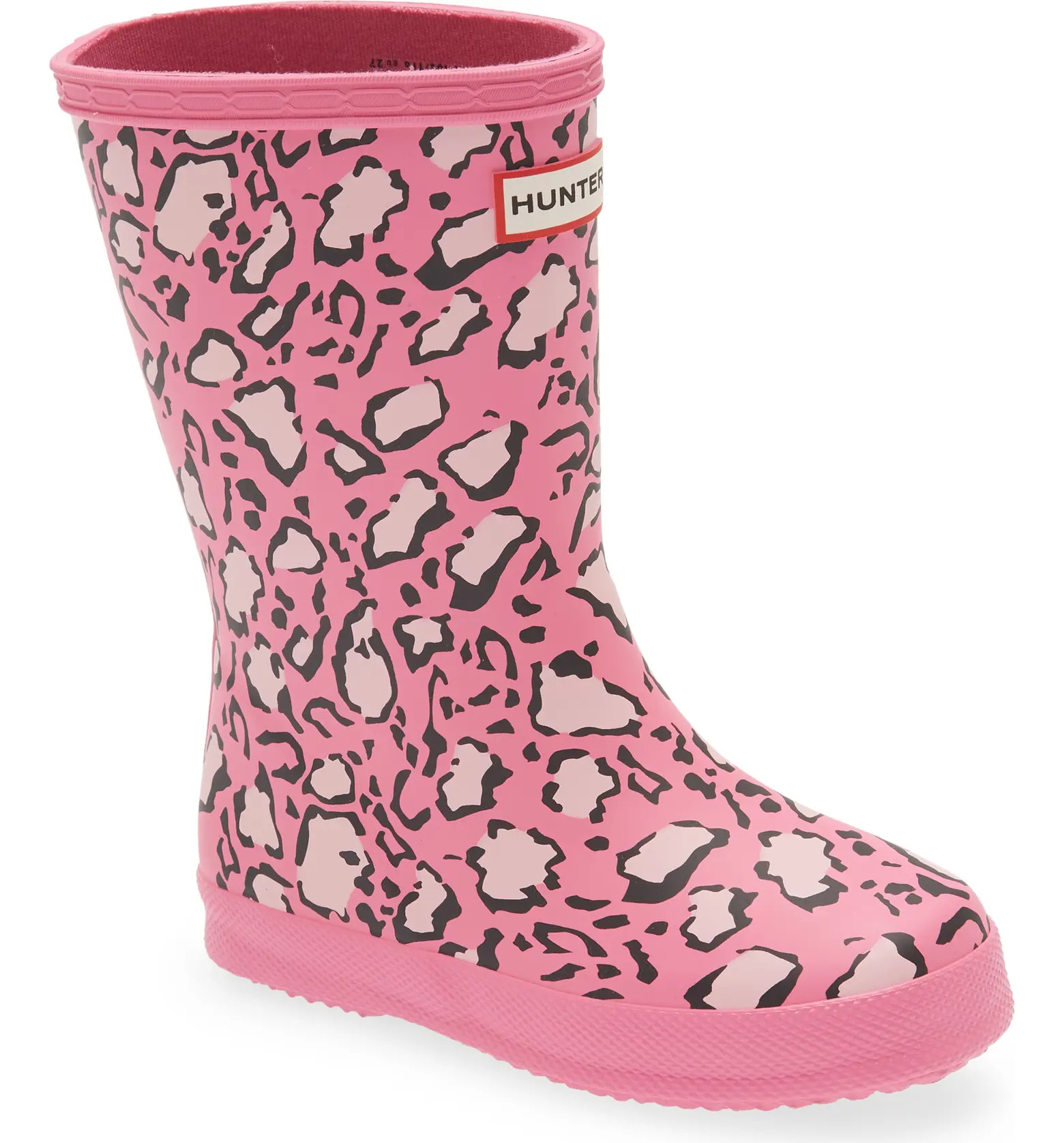 Hunter Kids' First Classic Leopard Print Rain Boot | Nordstrom | Nordstrom