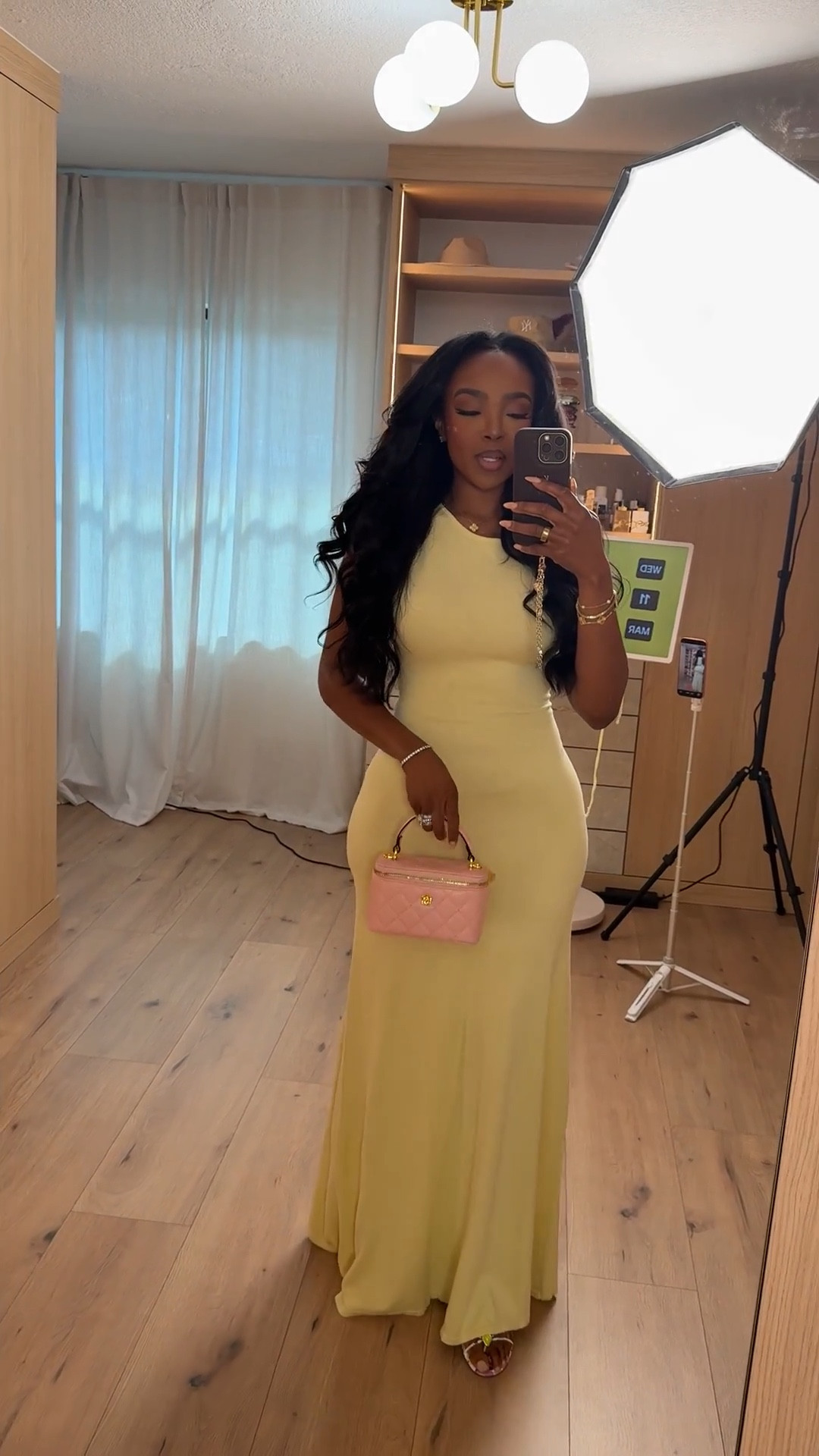 Scroll to shop!! I love this soft statement outfit featuring a buttery yellow open-back maxi dress with delicate tie.

Perfect for vacation dinners, summer events, brunch, date night, or warm-weather celebrations.

#LTKootd #LTKPetite #LTKWedding