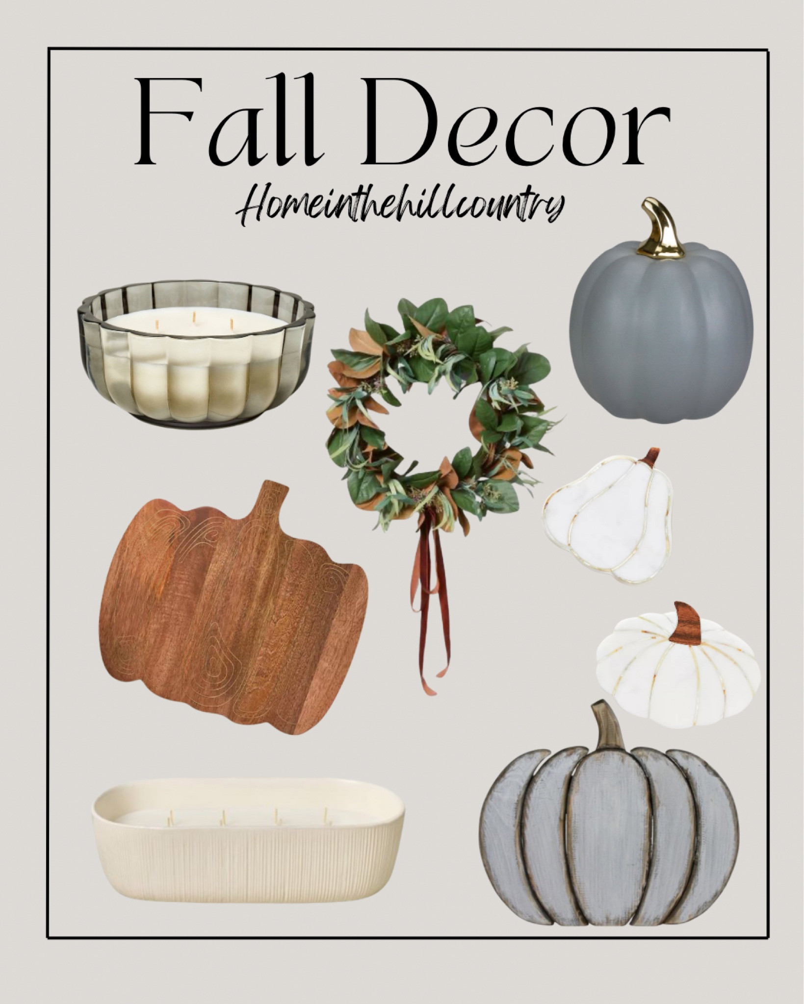 Neutral Fall Decor for your living room & kitchen 

#LTKfindsunder50 #LTKSeasonal #LTKhome
