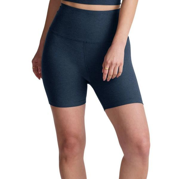 Women's Beyond Yoga Spacedye Keep Pace Biker Shorts 2XSmall Nocturnal Navy | Scheels Sports