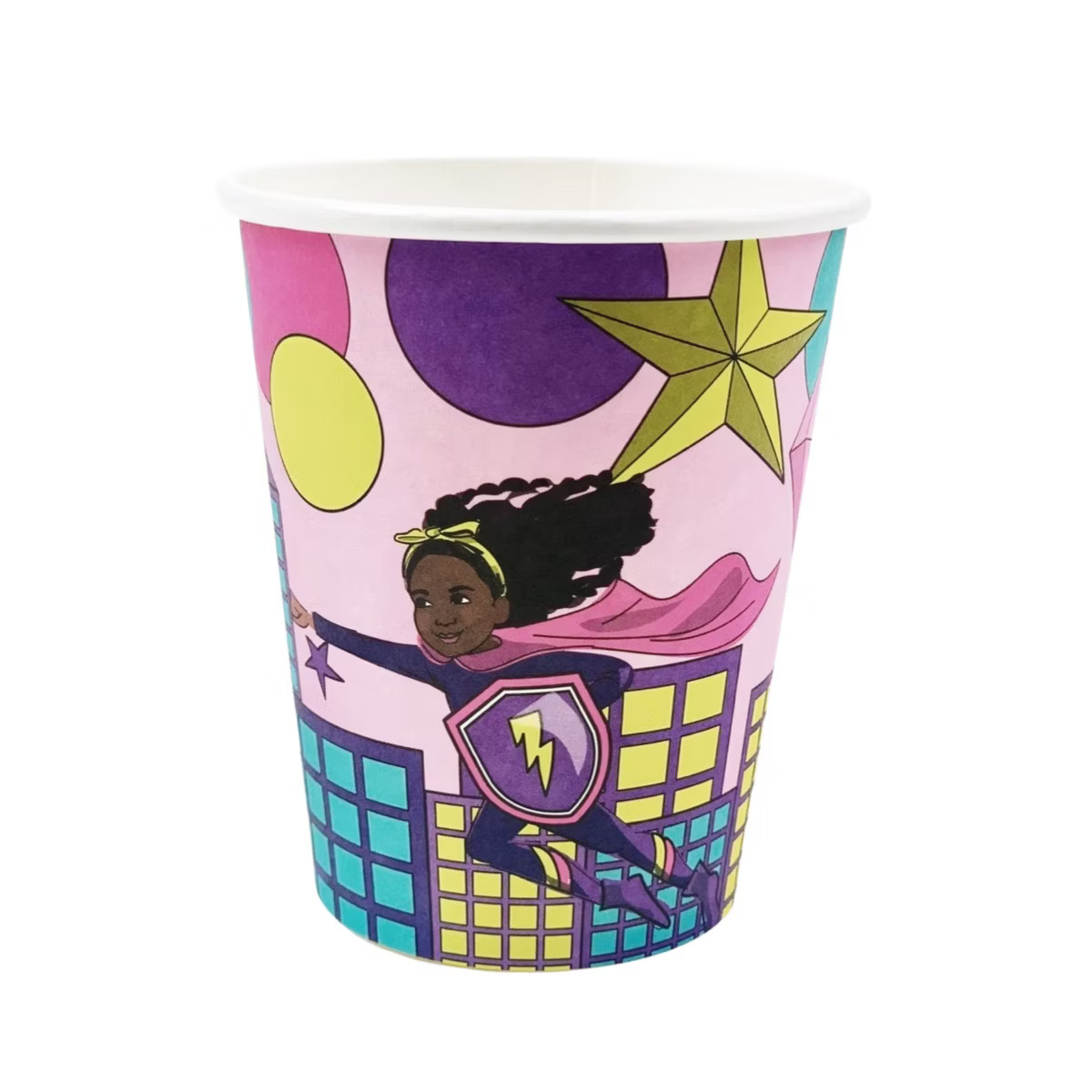 Anna + Pookie 8oz Pink Super Hero Paper Party Cups 8 Ct. | Target