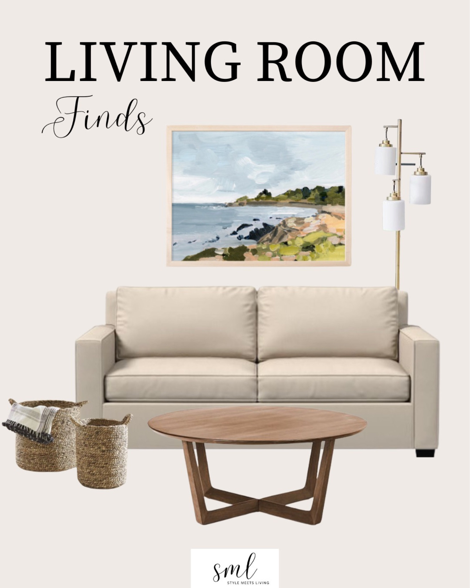 Creating the perfect living room oasis just got easier!

Elevate your comfort with a sleek modern sofa, the epitome of relaxation and style. 

Gather around a minimalist coffee table, a blend of form and function that ties your space together.

Adorn your walls with art pieces that speak to your unique taste and personality. 

Illuminate your evenings with an elegant floor lamp.

Stay organized with a couple of baskets, adding a touch of charm while storing essentials.


#LivingRoomStyle #CozyInteriors #HomeDecorInspo #InteriorDesignIdeas #LoungeVibes #ltkfinds #shop.ltk #ltk.home

#LTKhome #LTKFind