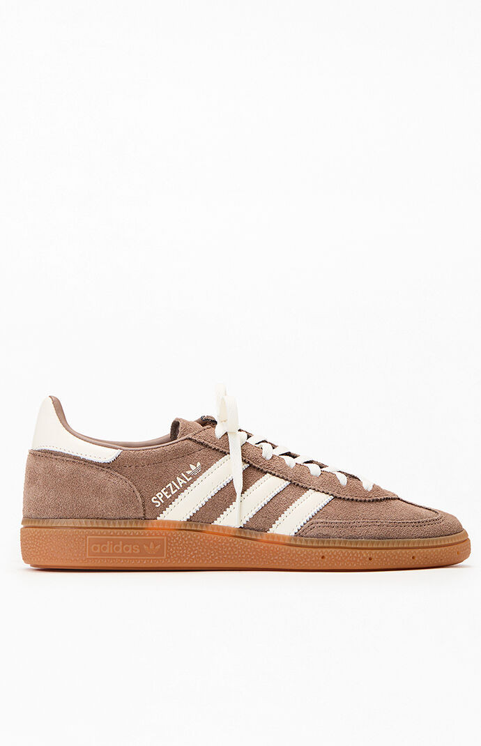 Adidas Women's Brown Handball Spezial Sneakers in Brown/Tan - Size 8 | PacSun