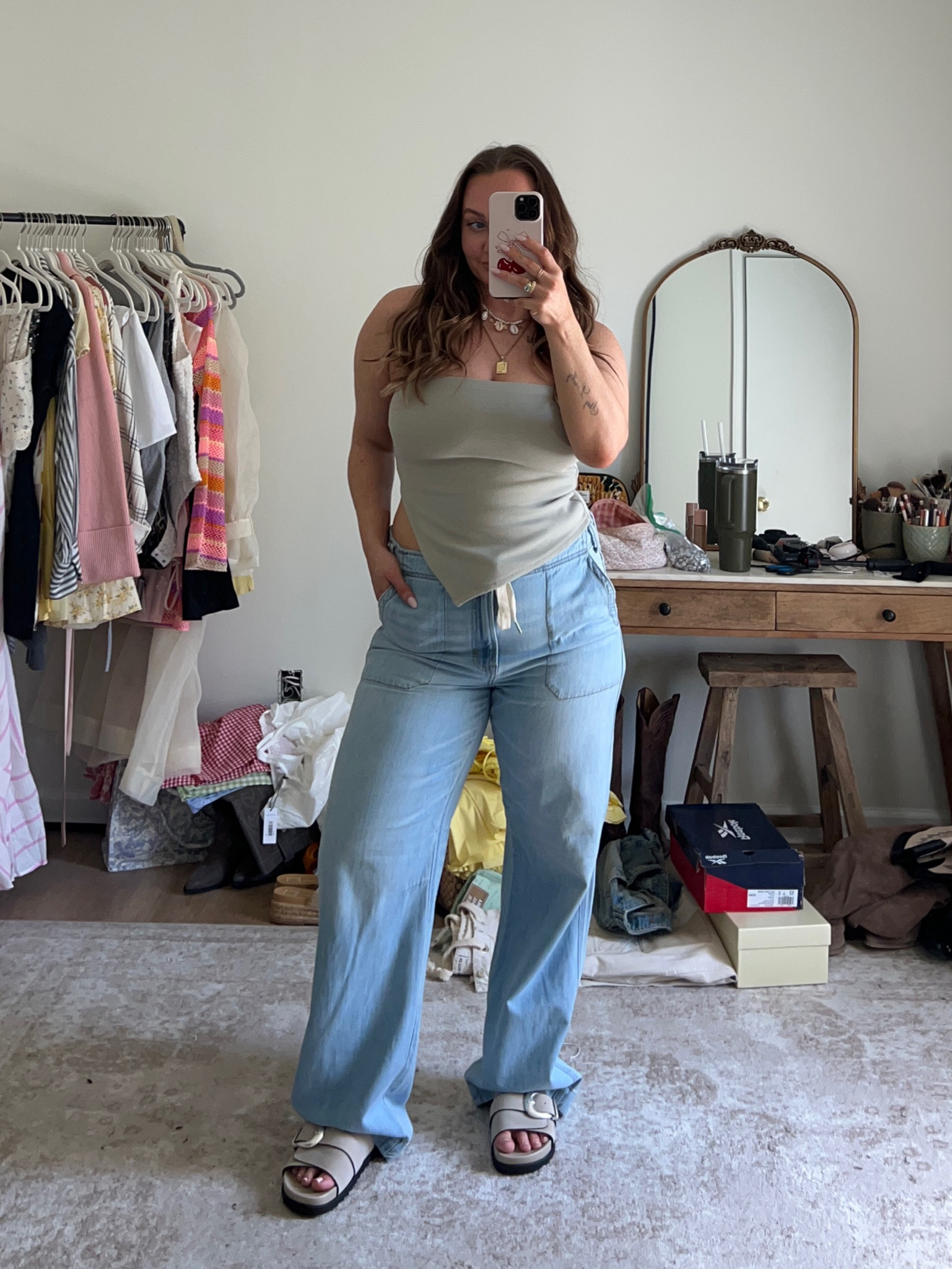 spring ootd
top - M, pants - US 30

#LTKfindsunder100 #LTKSeasonal #LTKmidsize