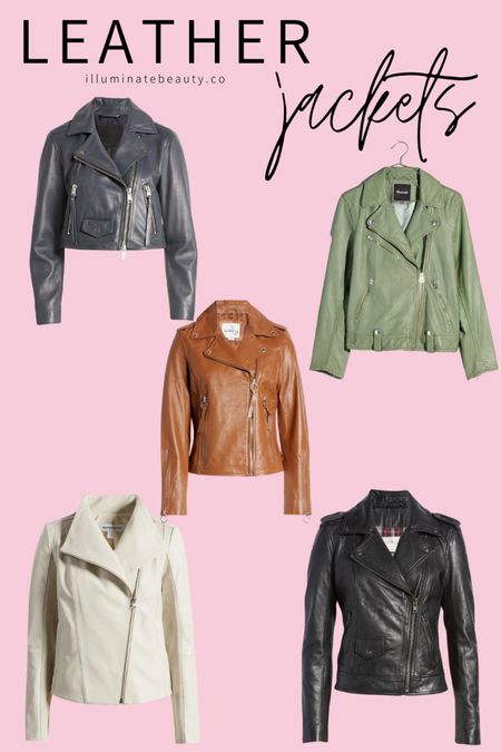 Best leather jackets 

#LTKxMadewell #LTKstyletip #LTKSeasonal