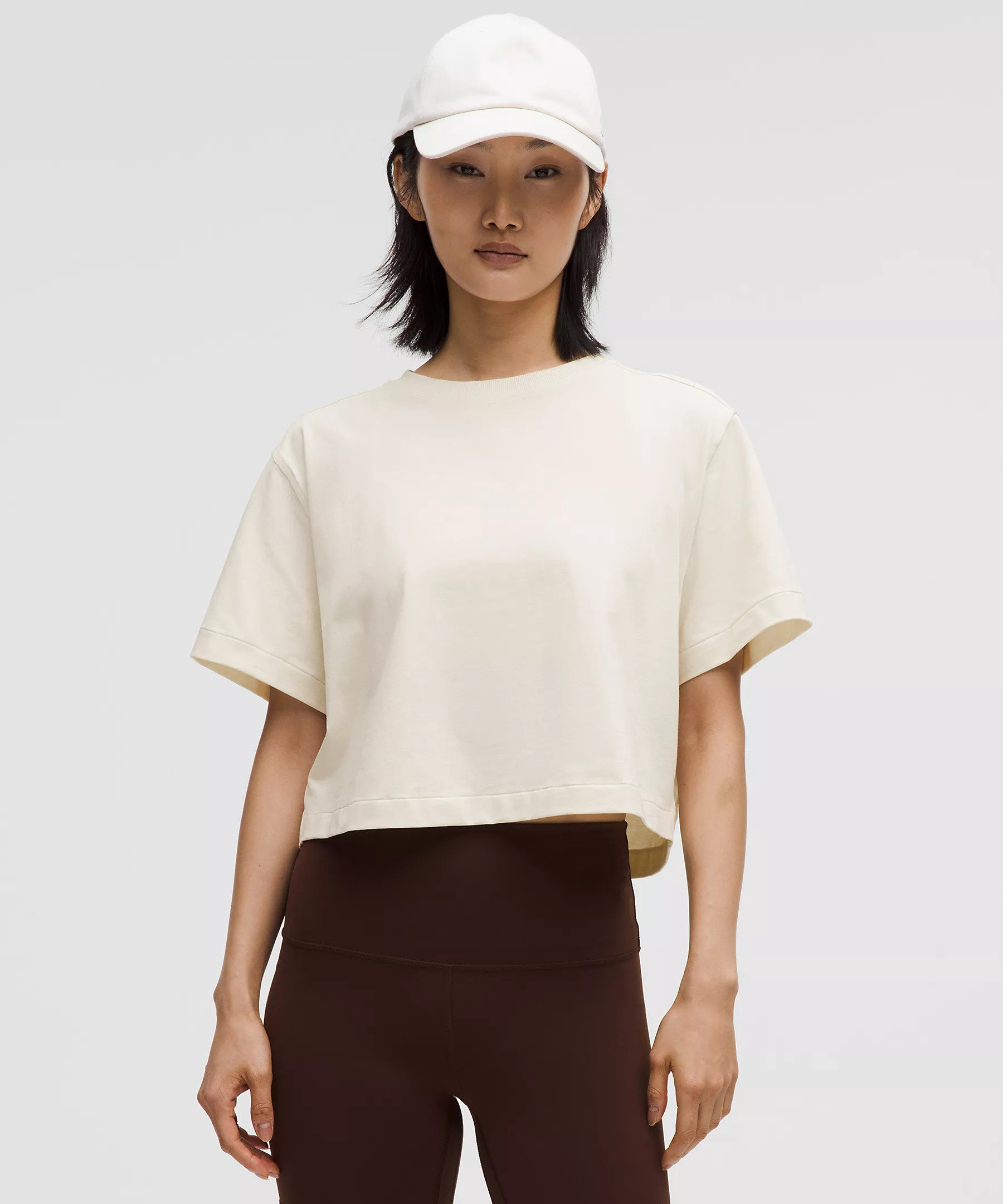 All Yours Organic Cotton Cropped T-Shirt | Lululemon (US)