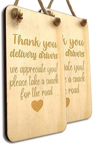 Delivery Drivers Doorbell Sign, Don't Disturb The Doorbell, Mini Door Sign, Don't Knock Sign, Del... | Amazon (US)