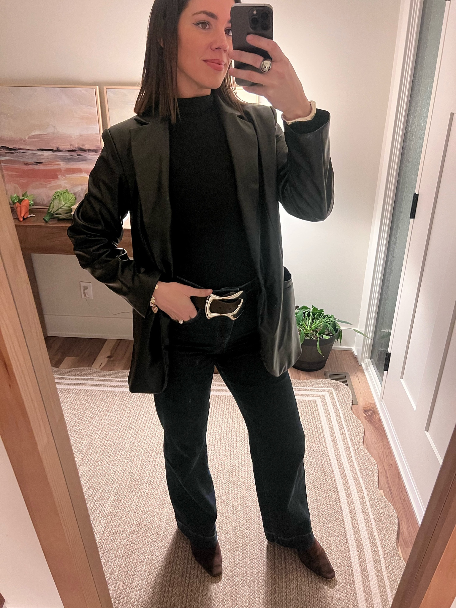 You need a statement belt 

#LTKworkwear #LTKstyletip #LTKbeauty