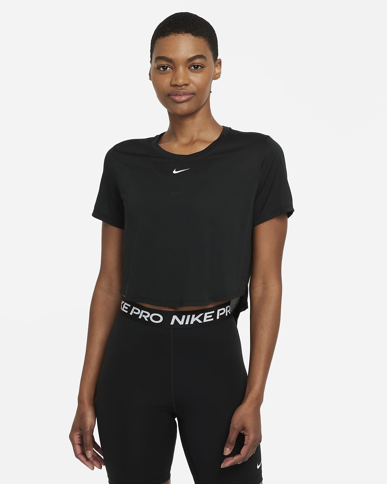 Nike Dri-FIT One Women's Standard Fit Short-Sleeve Cropped Top. Nike.com | Nike (US)