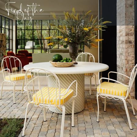 Do you love the Al Fresco and fun colors of Italian culture? This outdoor patio dining set is the perfect way of adding your own piece of Italy to your own outdoor dining space!

#LTKSeasonal #LTKfamily #LTKhome