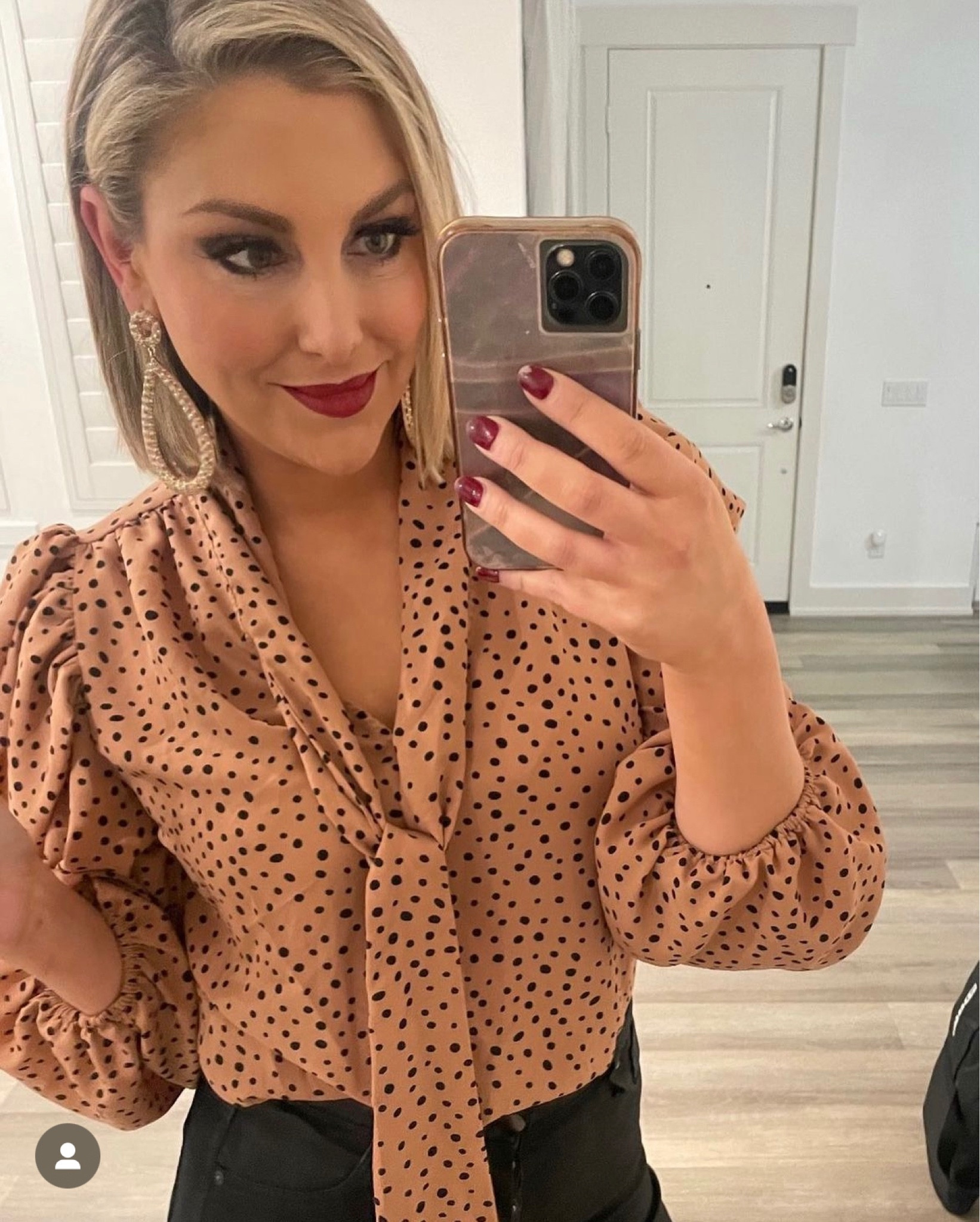 Obsessing over this polkadot look from Line & Dot! Found a similar top in white. 

#LTKstyletip #LTKunder100 #LTKunder50