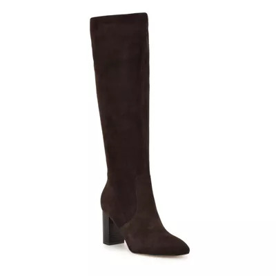 Nine West Otton Stacked Block Heel Dress Boots | Belk