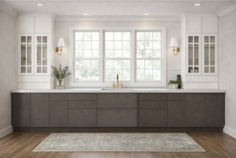 MODERN KITCHEN DESIGNED AROUND LIGHT AND BALANCE
This kitchen design started with one clear intention: to create a space that feels bright, grounded, and effortlessly timeless. I wanted it to feel classic without leaning traditional, modern without feeling cold — a kitchen that works just as beautifully for everyday life as it does for slow weekends at home.