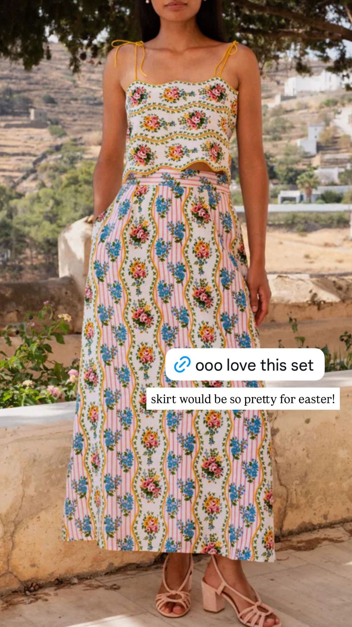 can’t stop obsessing over this set! the skirt would be so pretty for Easter, either with this top, the matching top, or even a collared shirt tucked in!

#LTKSeasonal