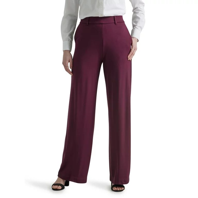 Lee® Women's Pull-On Comfort Waist A-Line Knit Pant | Walmart (US)