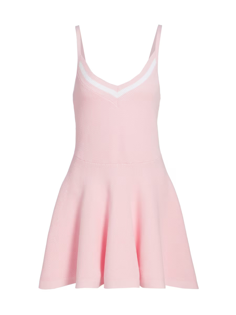 LoveShackFancy Brinalina Fit &amp; Flare Cotton Minidress | Saks Fifth Avenue | Saks Fifth Avenue