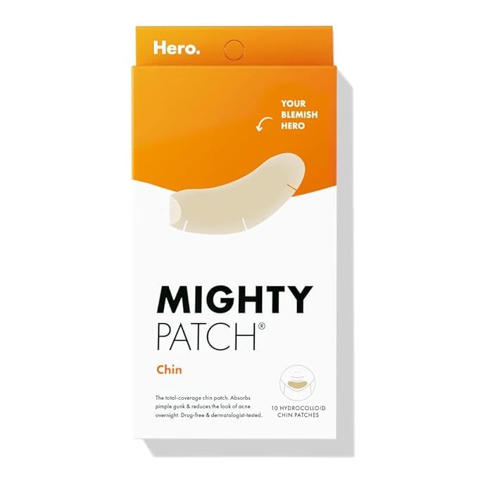 Mighty Patch™ Chin patch from Hero Cosmetics - XL Contoured Hydrocolloid Chin Patch for Blemish... | Amazon (US)