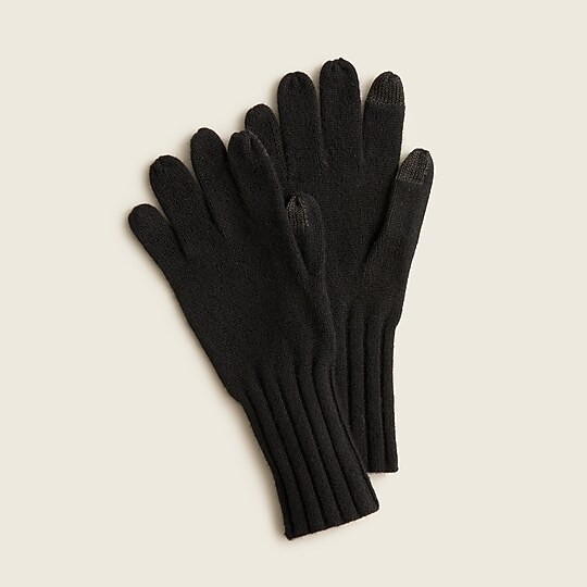 Cashmere touch-screen gloves | J. Crew US