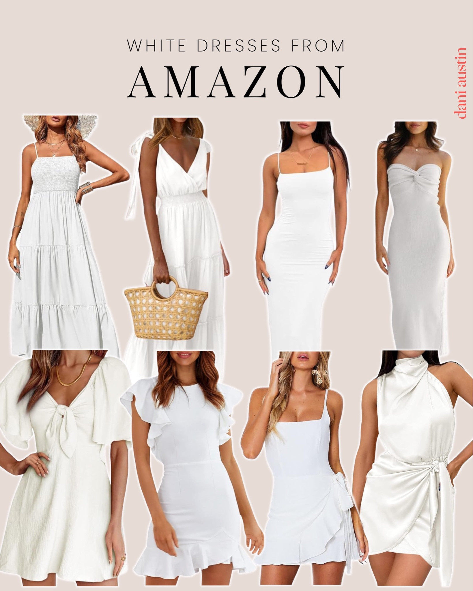 White dresses from Amazon 

#LTKfindsunder100 #LTKSeasonal #LTKwedding