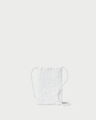 Grace White Woven Crossbody | Loeffler Randall