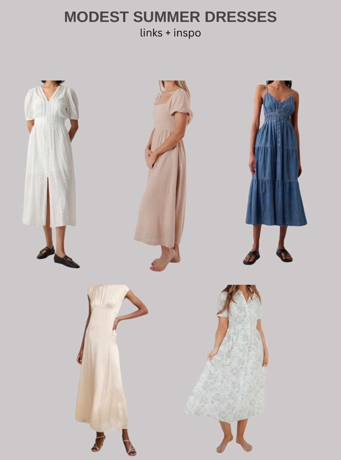Here are some darling modest summer dresses🤍

#LTKSummerSales #LTKStyleTip #LTKU