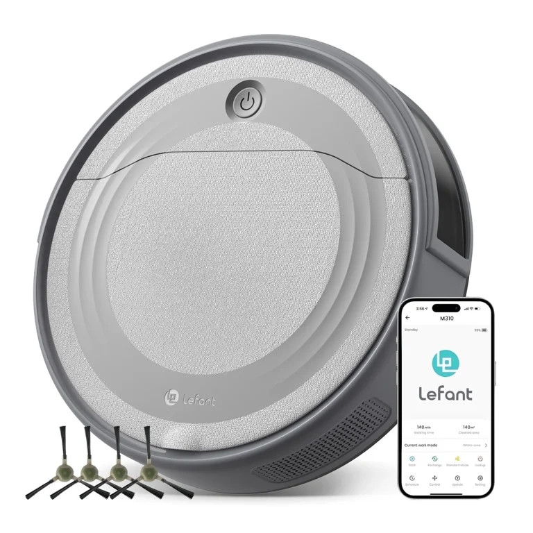 Lefant Robot Vacuum Cleaner with 4500Pa Suction, PSD Obstacle Avoidance, WiFi/App/Voice Control,I... | Walmart (US)