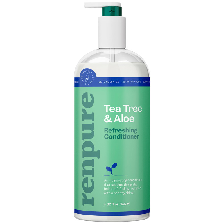 Renpure Tea Tree & Aloe Refreshing Conditioner for All Hair Types, 32 fl oz | Walmart (US)