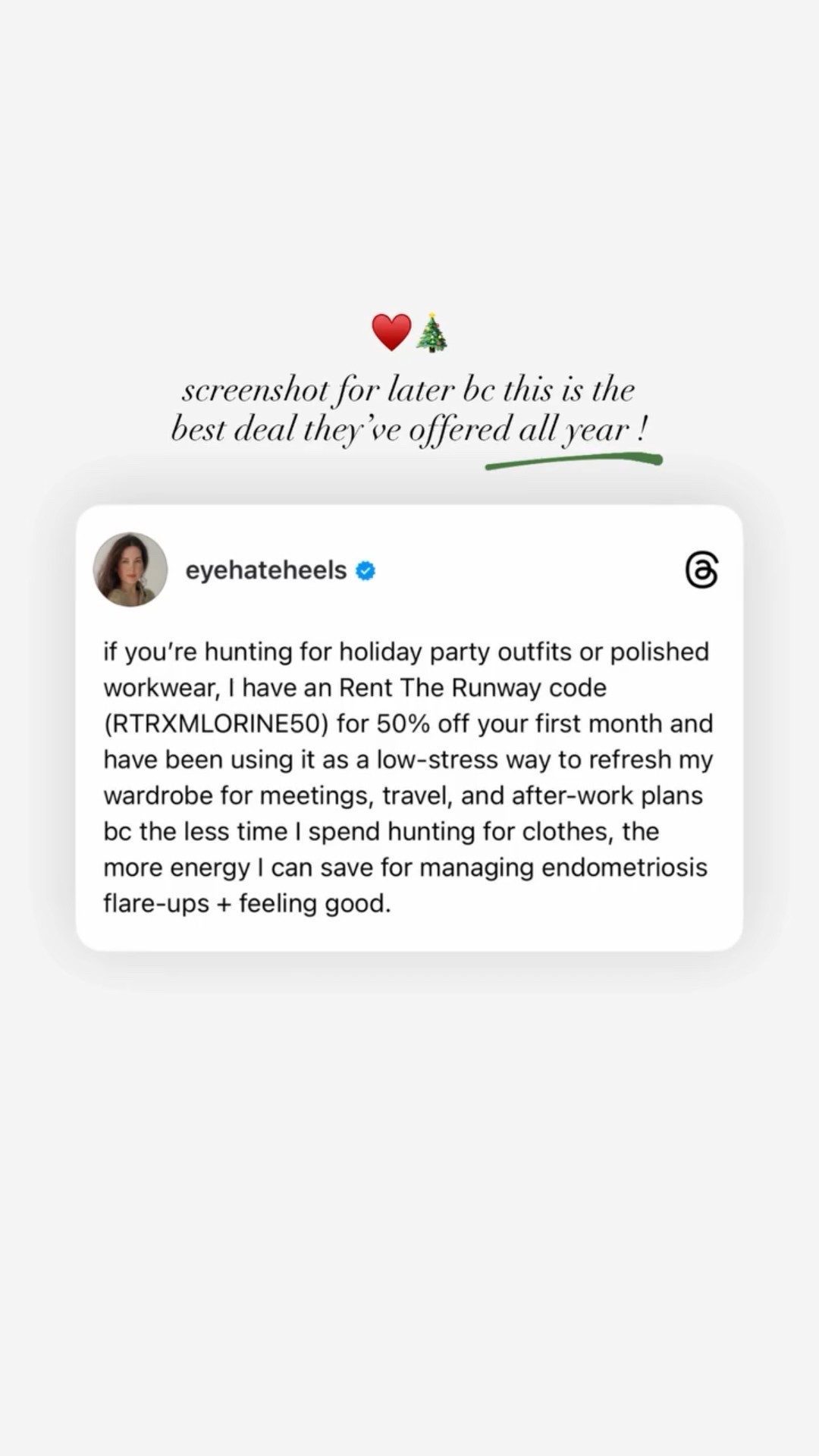 screenshot for later bc this is the best deal they’ve offered all year and is perfect for last minute holiday party outfits ! ♥️🎄

#LTKParties #LTKHoliday #LTKStyleTip