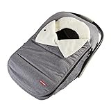 Skip Hop Winter Car Seat Cover: Ultra Plush Fleece, Heather Grey | Amazon (US)