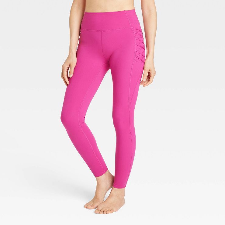 Women's Brushed Sculpt Corded High-Rise Leggings - All in Motion™ | Target