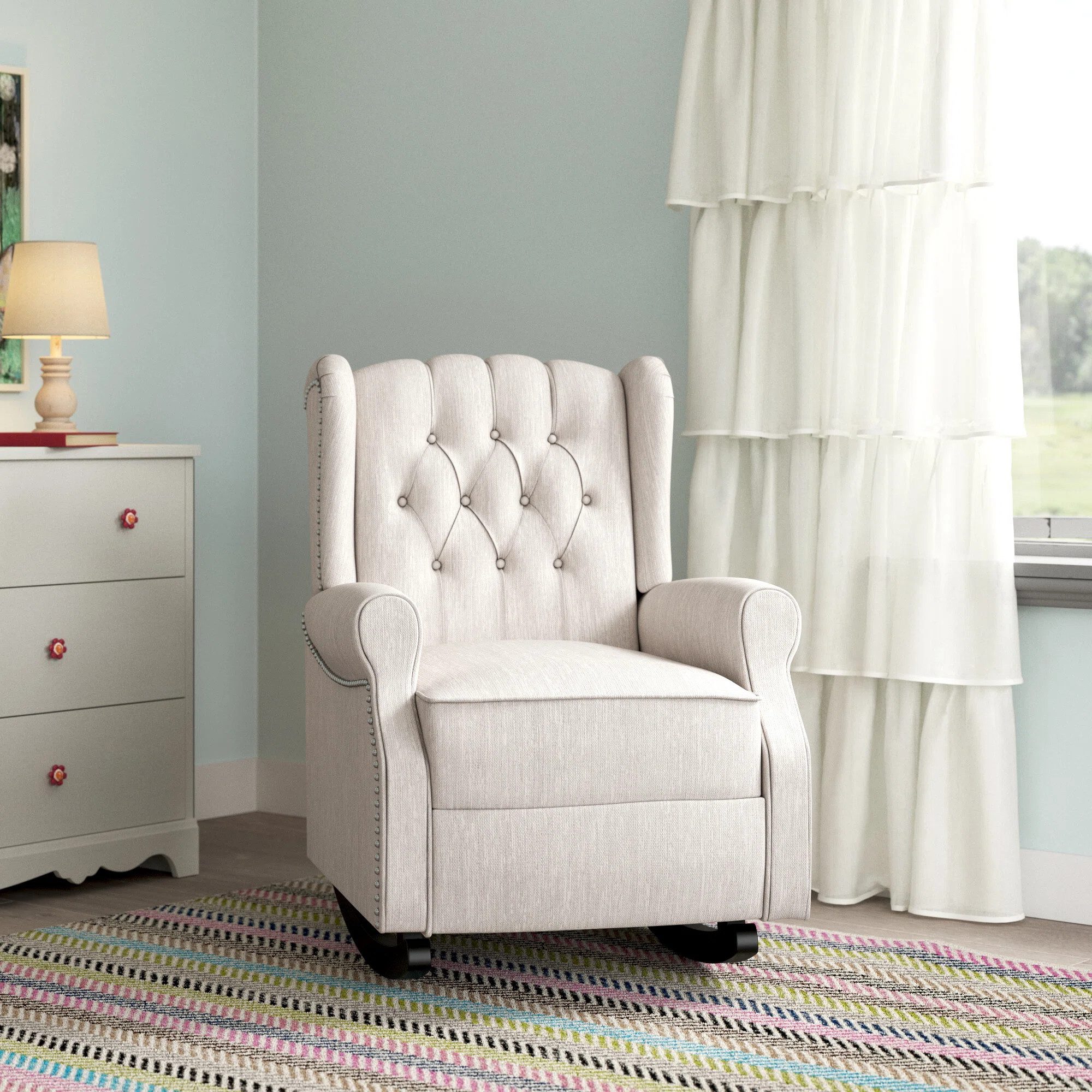 Joyal Upholstered Rocking Chair | Wayfair North America