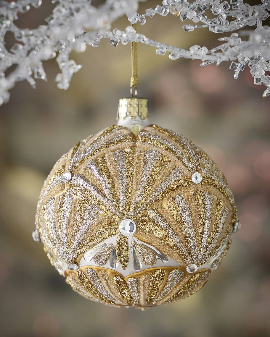 Neiman Marcus Winters Glow Glass Ornament | Neiman Marcus