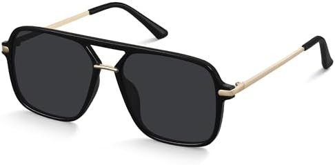 Fanshen Trendy Sunglasses Womens Men, Square Aviator Polarized Sun Glasses UV Protection for Driv... | Amazon (US)