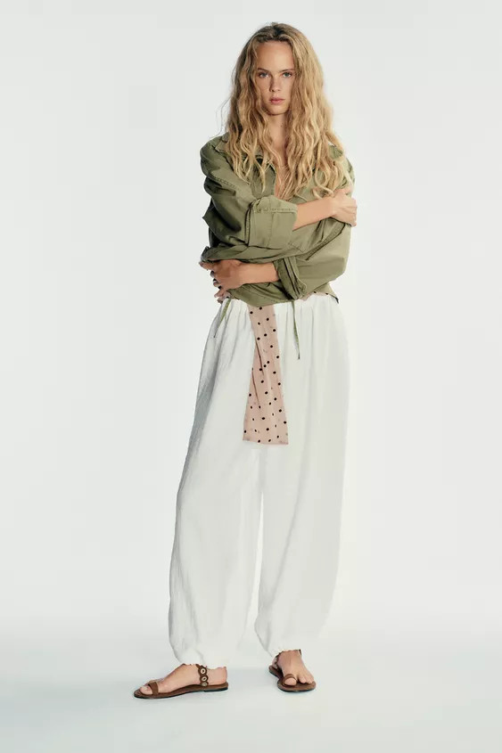 FLOWING BALLOON TROUSERS | Zara UK