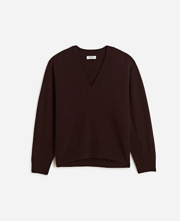 Cashmere V-Neck Sweater | Madewell | Madewell