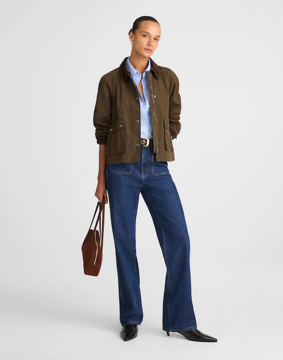 Waxed Zip-Front Jacket | Madewell