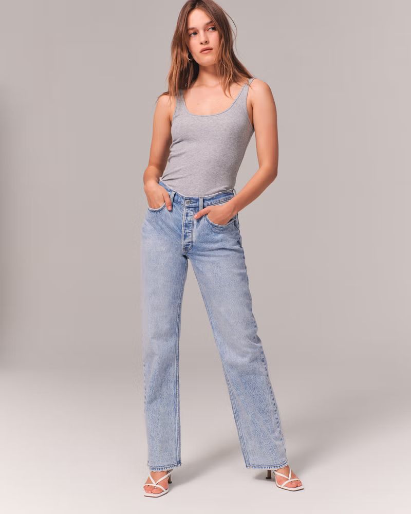 Women's Low Rise 90s Baggy Jean | Women's Up To 40% Off Select Styles | Abercrombie.com | Abercrombie & Fitch (US)