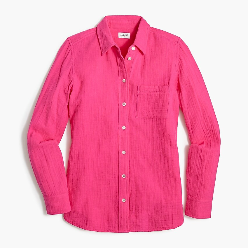 Gauze button-up shirt | J.Crew Factory