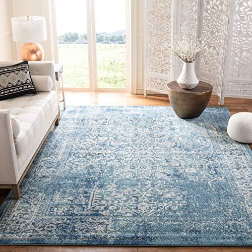 Safavieh Evoke Collection EVK256C Oriental Distressed Non-Shedding Stain Resistant Living Room Be... | Amazon (US)