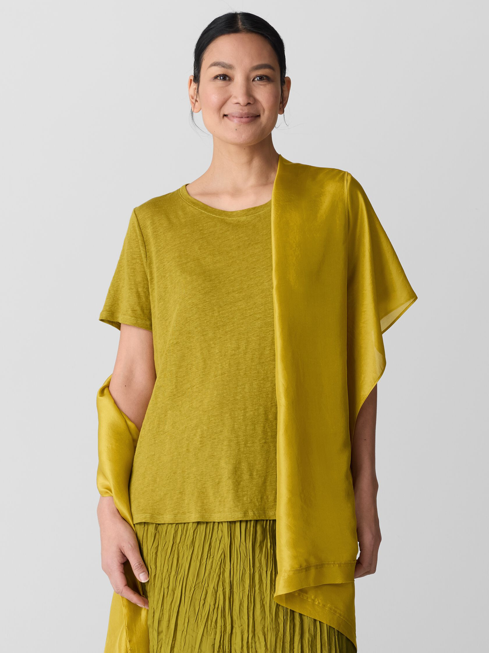 Washed Transitional Silk Scarf | Eileen Fisher