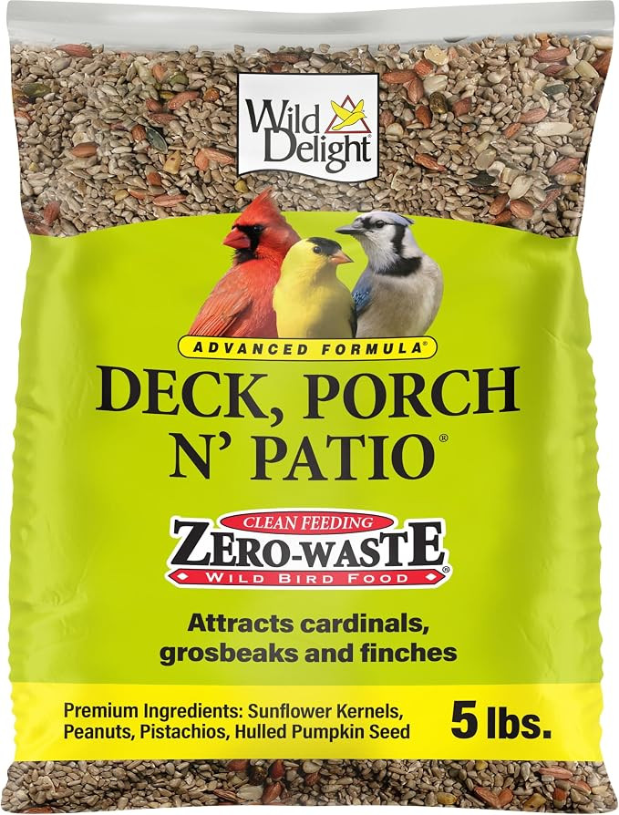 Wild Delight Deck, Porch N' Patio No Waste Bird Food, 5 lb, (374050) | Amazon (US)