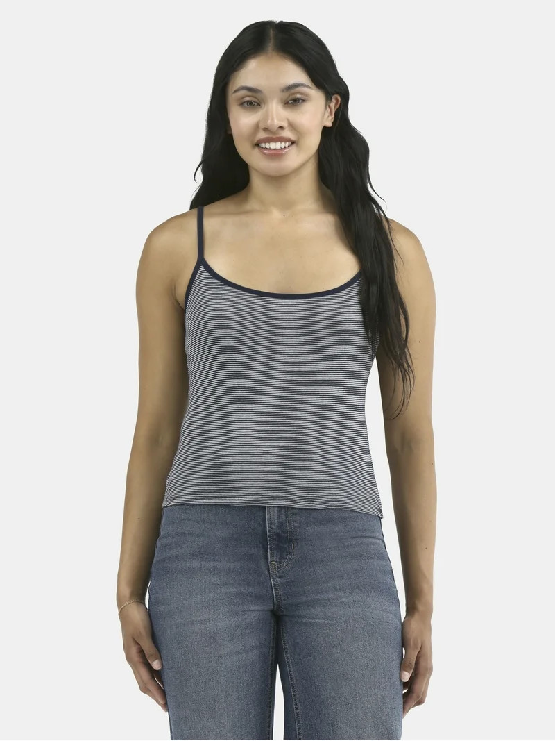 No Boundaries Scoop Cami, Women's | Walmart (US)