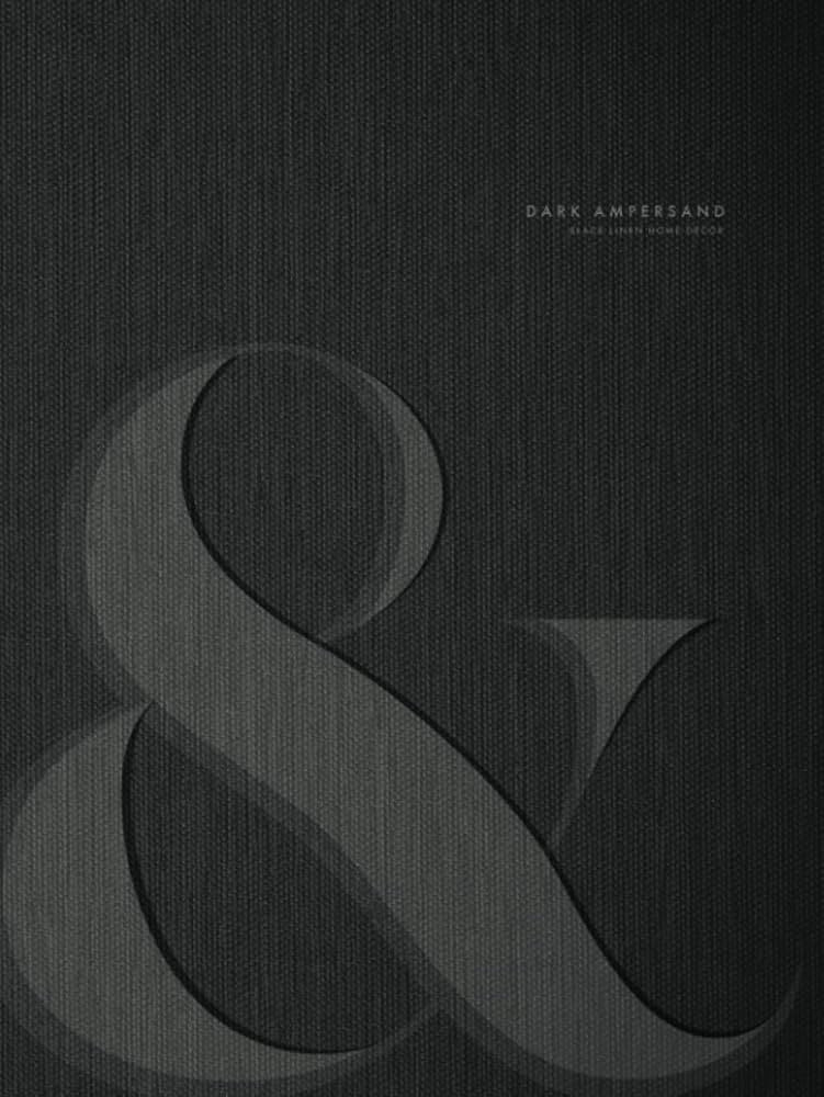 Dark Ampersand - A Black Linen Home Decor Book for Stacking and Coffee Table Display | Hard Cover... | Amazon (US)