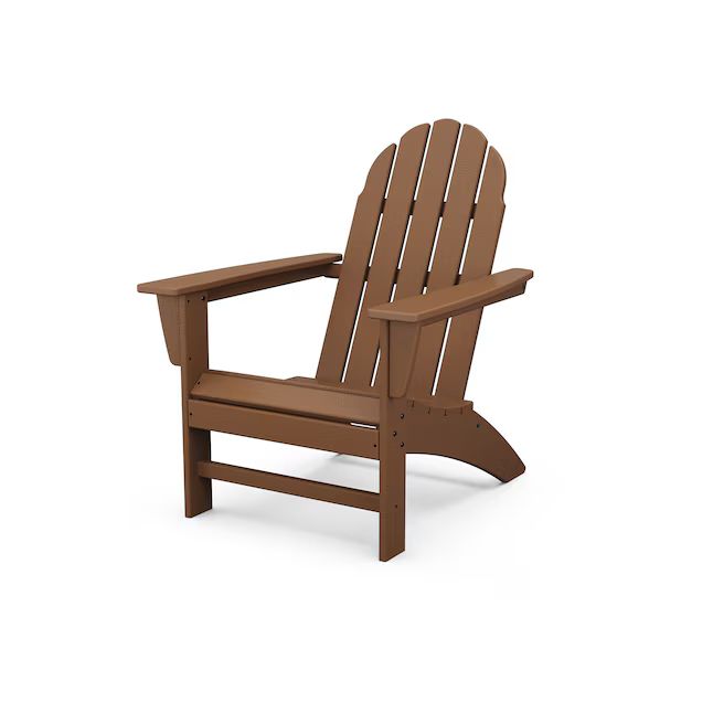 Trex Outdoor Furniture Seaport Tree House Hdpe Frame Stationary Adirondack Chair with Slat Seat | Lowe's