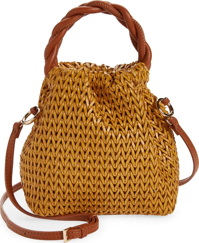 We Are Adorbs Mini Vegan Leather Top Handle Bag | Nordstrom